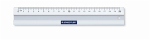 Staedtler Lineal aus Aluminium 20 cm